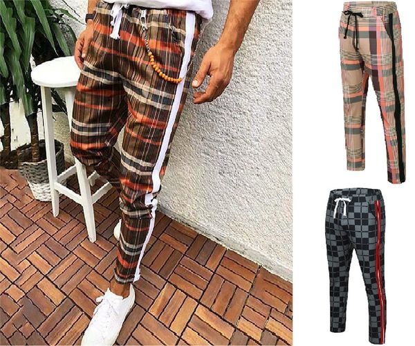 mens designer pencil pants slim plaid printed contrast color mid waist trousers fashion plus size mens clothes, Black
mens designer pencil pants slim plaid printed contrast color mid waist trousers fashion plus size mens clothes, Black
