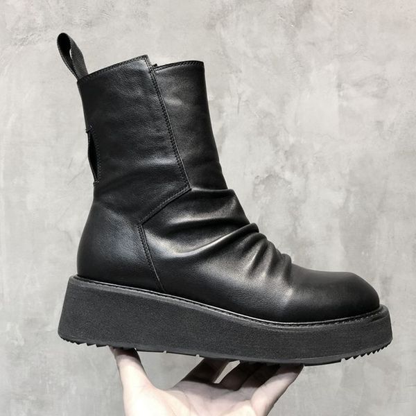 boots black leather zipper men street style winter platform sneakers stylish 2021 work&safety ankle
boots black leather zipper men street style winter platform sneakers stylish 2021 work&safety ankle