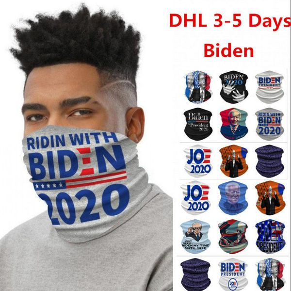 

US STOCK Cycling Masks Scarf Unisex Bandana Motorcycle Scarves Headscarf Neck Face Mask Outdoor Biden Keep America Great 2020 Scarves FY9157