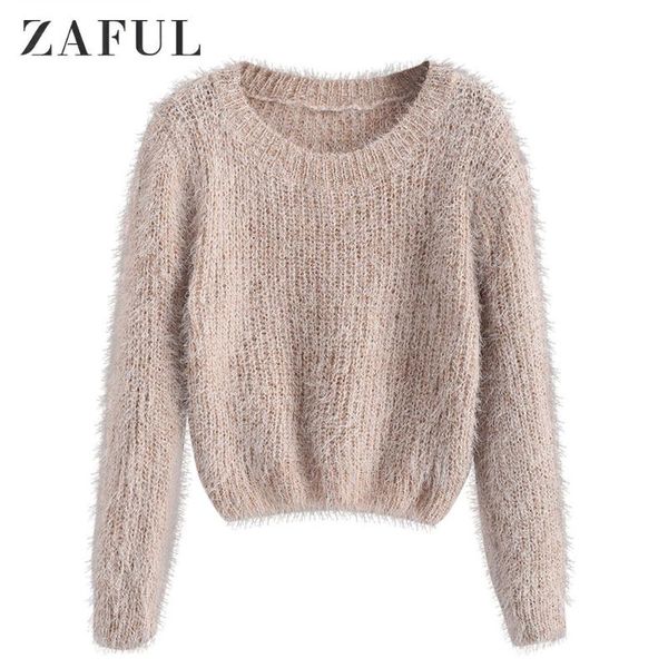 zaful pullover fuzzy heathered sweater fluffy faux fur short round neck elastic daily women sweater autumn winter pullovers, White;black
zaful pullover fuzzy heathered sweater fluffy faux fur short round neck elastic daily women sweater autumn winter pullovers, White;black