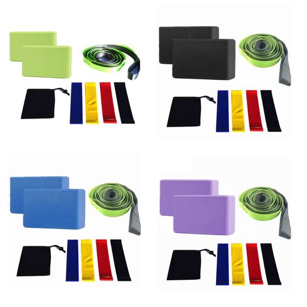 resistance bands 8 pcs yoga equipment set with blocks stretching strap loop band starter kit for home exercise
resistance bands 8 pcs yoga equipment set with blocks stretching strap loop band starter kit for home exercise