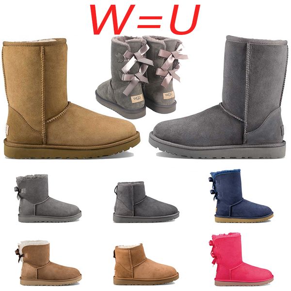 2020 new fashion winter warm snow boots wgg classic color women's shoes ladies long tube plus velvet boots snow shoes girls mid-tube bo, Black
2020 new fashion winter warm snow boots wgg classic color women's shoes ladies long tube plus velvet boots snow shoes girls mid-tube bo, Black