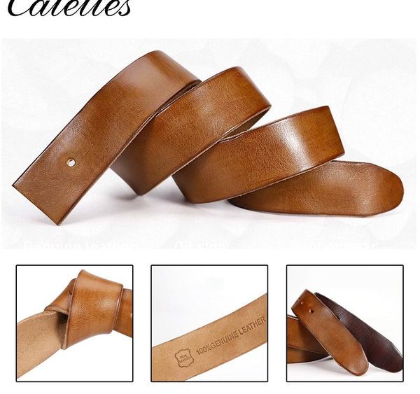 catelles no buckle genuine leather belt men without pin buckle strap male jeans belts for men belts high04, Black;brown
catelles no buckle genuine leather belt men without pin buckle strap male jeans belts for men belts high04, Black;brown