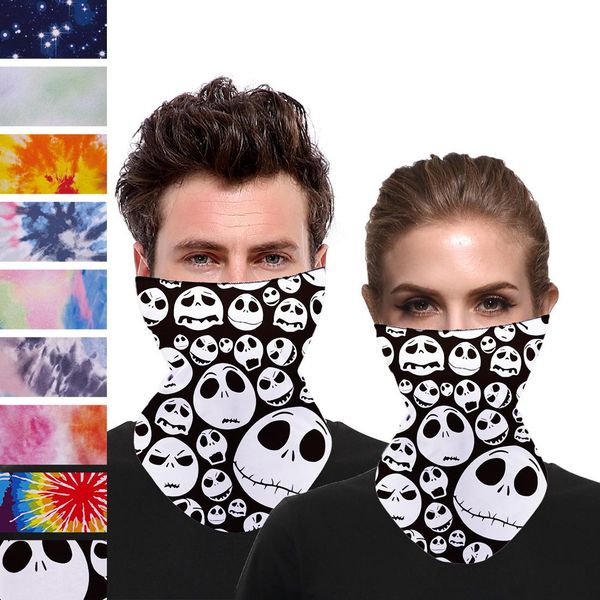 

Halloween Skeleton Face Mask Scarf Joker Headband Balaclavas Skull Masquerade Masks for Ski Motorcycle Cycling Fishing Outdoor Sports FY6099