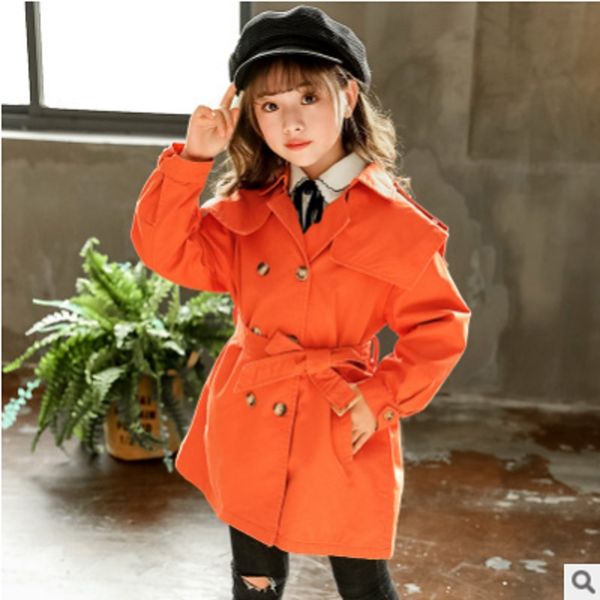 girls fashion trench coat 2020 new spring and autumn children's 2 solid colors cute windbreaker double-breasted size 4-14 ly054, Blue;gray
girls fashion trench coat 2020 new spring and autumn children's 2 solid colors cute windbreaker double-breasted size 4-14 ly054, Blue;gray