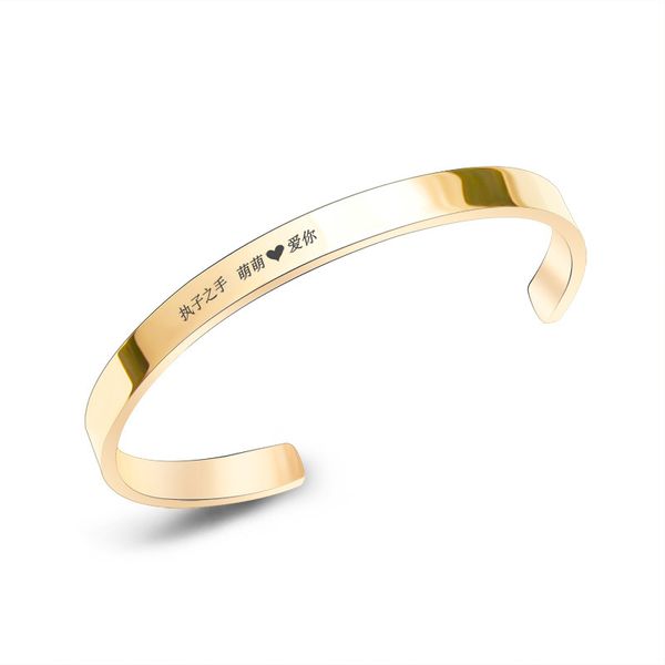 classic glossy stainless steel bracelets bangles for women female girl lady trendy upscale office jewelry gift party custom name, Black
classic glossy stainless steel bracelets bangles for women female girl lady trendy upscale office jewelry gift party custom name, Black
