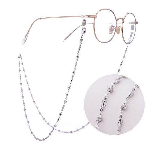 skyrim new eyeglass sunglasses crystal metal neck string cord retainer strap eyewear lanyard holder with good silicone loop, Silver
skyrim new eyeglass sunglasses crystal metal neck string cord retainer strap eyewear lanyard holder with good silicone loop, Silver