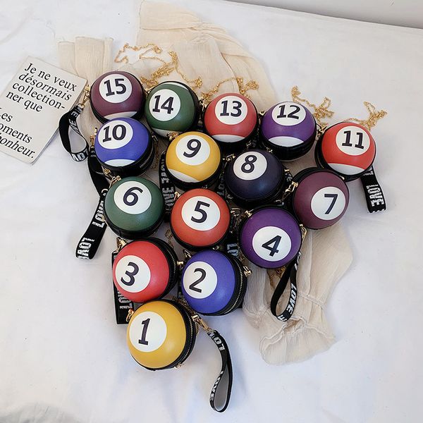 novel billiard digital round girls shoulder chain bag purses and handbags crossbody mini bag women clutch totes leather
novel billiard digital round girls shoulder chain bag purses and handbags crossbody mini bag women clutch totes leather