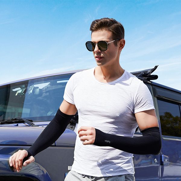 1 pair arm sleeves summer sun uv protection ice cool cycling running fishing climbing driving arm cover warmers for men women, Black;gray
1 pair arm sleeves summer sun uv protection ice cool cycling running fishing climbing driving arm cover warmers for men women, Black;gray