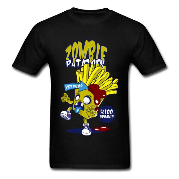 2018 fun tee zombie potatoes print men t-shirt funny french fries cartoon design teenager's t shirt no fade
2018 fun tee zombie potatoes print men t-shirt funny french fries cartoon design teenager's t shirt no fade