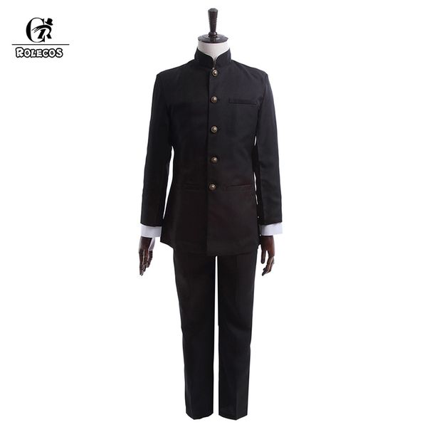 rolecos new spring men school uniform suit cosplay uniform japanese school boy jackets pants clothing set, Black;red
rolecos new spring men school uniform suit cosplay uniform japanese school boy jackets pants clothing set, Black;red