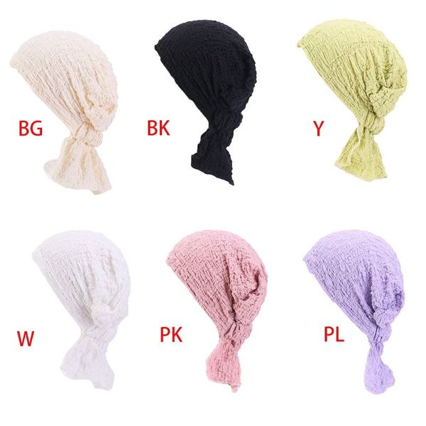 women bubble wrinkled turban hat pre tied elastic beanie head wrap chemo cap q0ke, Blue;gray
women bubble wrinkled turban hat pre tied elastic beanie head wrap chemo cap q0ke, Blue;gray