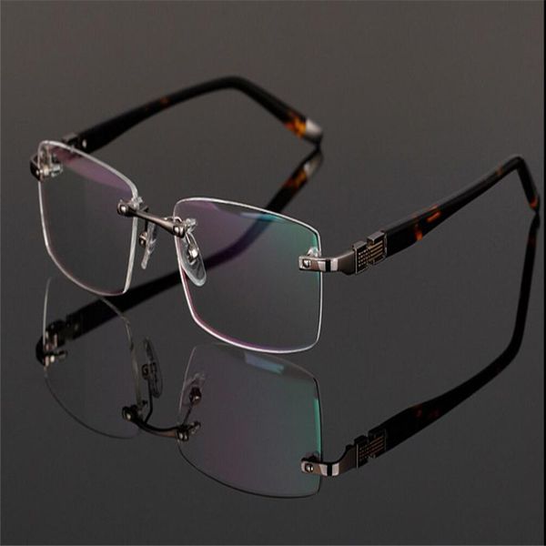 mongoten rimless fashion business men alloy luxury retro optical eyeglasses clear lens myopia goggle spectacle eyeglasses frame, Black
mongoten rimless fashion business men alloy luxury retro optical eyeglasses clear lens myopia goggle spectacle eyeglasses frame, Black