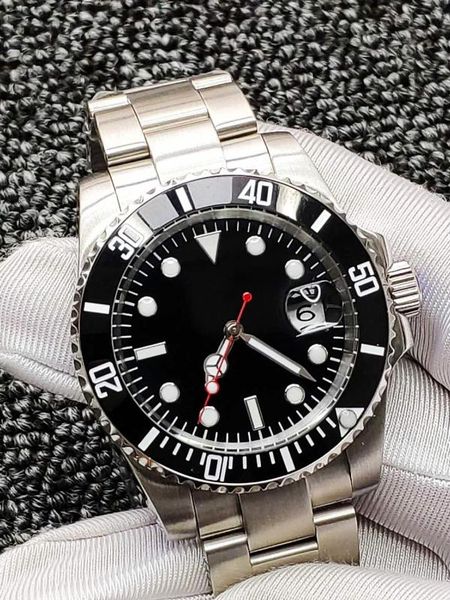 black sterile dial mens' watches 40mm sapphire glass ceramic bezel automatic mechanical watch men luminous waterproof calendar 2, Slivery;brown
black sterile dial mens' watches 40mm sapphire glass ceramic bezel automatic mechanical watch men luminous waterproof calendar 2, Slivery;brown