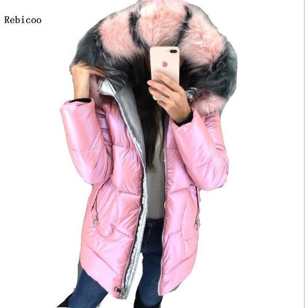 winter jacket women hooded plus size metal silver down warm jacket padded clothes female zipper outerwear hat coat, Black
winter jacket women hooded plus size metal silver down warm jacket padded clothes female zipper outerwear hat coat, Black