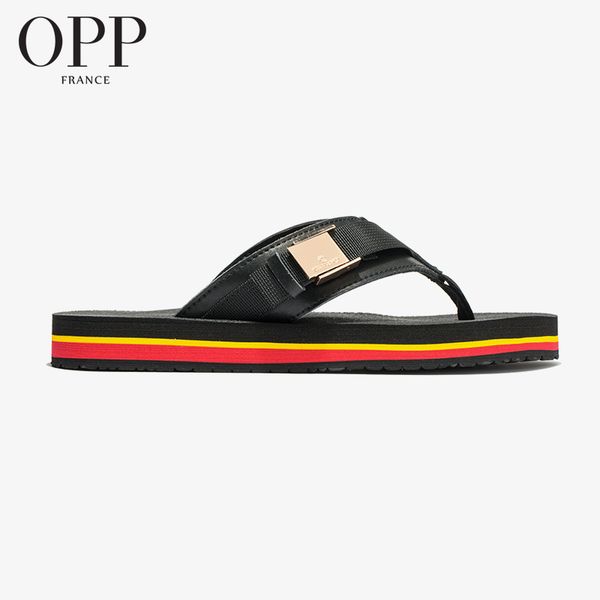 opp summer flip flops men's personality leather sheepskin sandals casual slippers fashion non-slip large size beach shoes, Black
opp summer flip flops men's personality leather sheepskin sandals casual slippers fashion non-slip large size beach shoes, Black