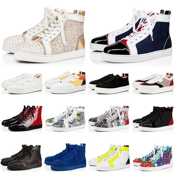 2020 new red bottoms mens shoes size 13 happyrui spikes men women chaussures fashion trainers luxury designer casual shoes 36-47 with box, Black
2020 new red bottoms mens shoes size 13 happyrui spikes men women chaussures fashion trainers luxury designer casual shoes 36-47 with box, Black