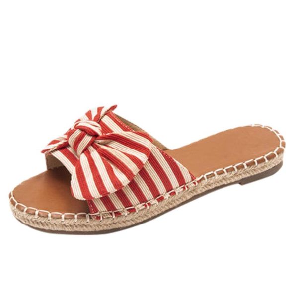 2020 summer new fashion bow woven straw women's sandals car line stripe casual slippers, Black
2020 summer new fashion bow woven straw women's sandals car line stripe casual slippers, Black