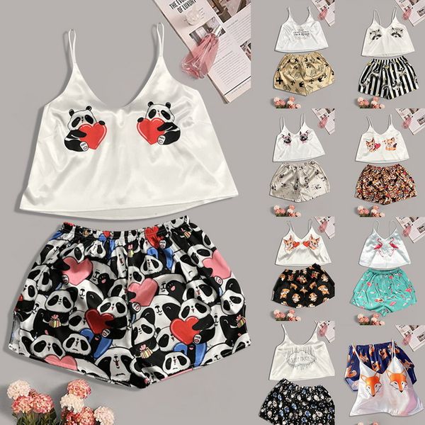 дамы спорт set любовь печать симпатичный мультфильм pattern пижамы шелковый v шеи sexy yoga running trackuits wear спагетти, Black;blue
дамы спорт set любовь печать симпатичный мультфильм pattern пижамы шелковый v шеи sexy yoga running trackuits wear спагетти, Black;blue