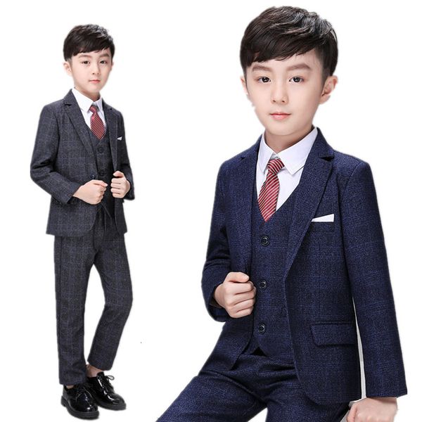 brand flowers boys suits children wedding formal suit tuxedo dress party clothing blazer vest pants 3pcs set ceremony costumes, Blue
brand flowers boys suits children wedding formal suit tuxedo dress party clothing blazer vest pants 3pcs set ceremony costumes, Blue