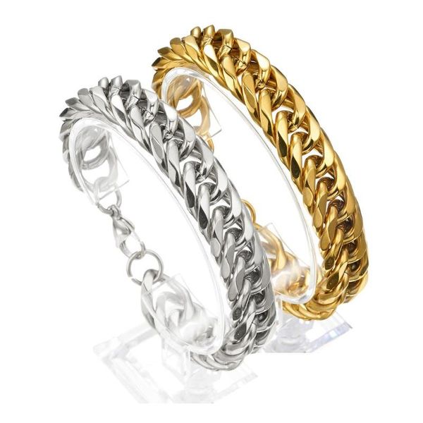16mm gold/silver color cuban men's necklace solid stainless steel chain punk jewelry gift high polished wholesale retail, Black
16mm gold/silver color cuban men's necklace solid stainless steel chain punk jewelry gift high polished wholesale retail, Black