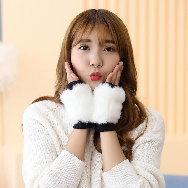 five fingers gloves lovely autumn winter female warm soft thick knit cashmere velvet fingerless women cute plush half finger g51, Blue;gray
five fingers gloves lovely autumn winter female warm soft thick knit cashmere velvet fingerless women cute plush half finger g51, Blue;gray