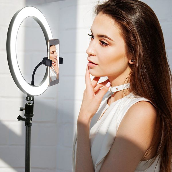 10 inch led selfie ring light with stand pgraphy lighting youtube live video light bluetooth selfie makeup round ring lamp
10 inch led selfie ring light with stand pgraphy lighting youtube live video light bluetooth selfie makeup round ring lamp