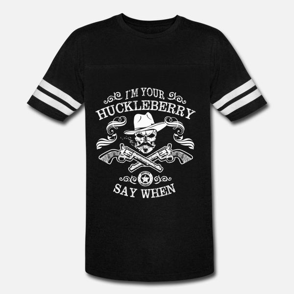 i m your huckleberry say when t shirt men customize tee shirt round neck gents famous casual summer style novelty shirt
i m your huckleberry say when t shirt men customize tee shirt round neck gents famous casual summer style novelty shirt