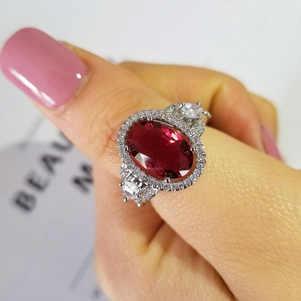 cluster rings 925 sterling silver luxury red stone engagement ring for women wedding finger valentine's day party gift wholesale jewelr, Golden;silver
cluster rings 925 sterling silver luxury red stone engagement ring for women wedding finger valentine's day party gift wholesale jewelr, Golden;silver