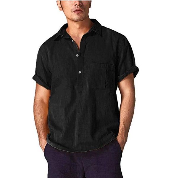 summer linen black oversized shirts 3xl men short sleeve lapel men's casual slim fit boys shirts streetwear khaki male, White;black
summer linen black oversized shirts 3xl men short sleeve lapel men's casual slim fit boys shirts streetwear khaki male, White;black