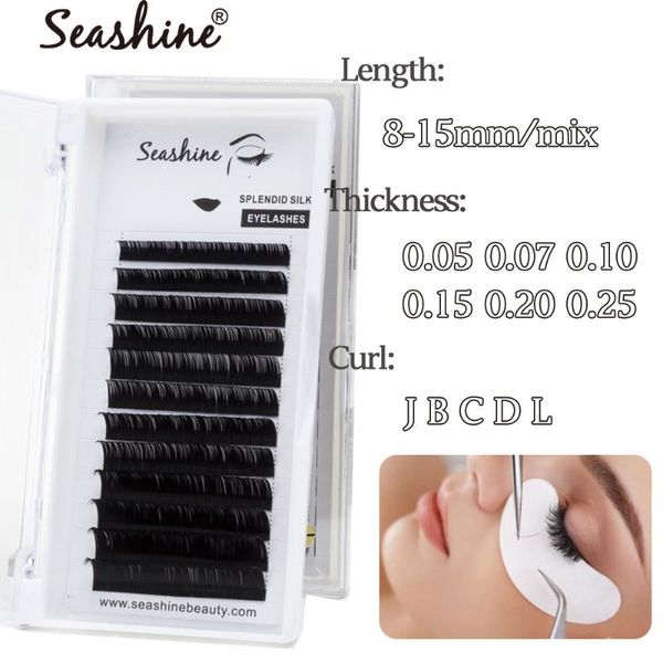 false eyelashes seashine lash extension individual matte black lashes maquillaje eyelash
false eyelashes seashine lash extension individual matte black lashes maquillaje eyelash