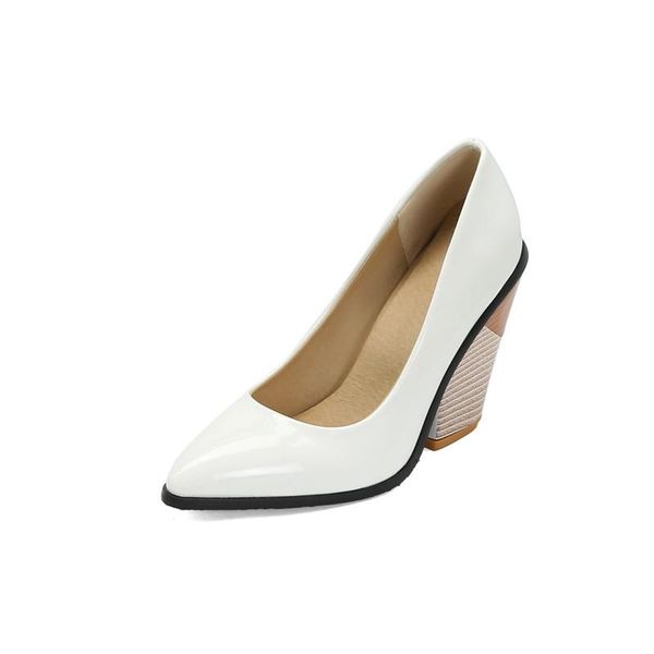 high heels shoes women white wedding shoes thick high heels fashion party pumps footwear yellow red big size 9 41 43, Black
high heels shoes women white wedding shoes thick high heels fashion party pumps footwear yellow red big size 9 41 43, Black