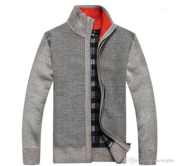 male father jacket coats mens sweater thich jacket knitted stand collar business hombres, Black;brown
male father jacket coats mens sweater thich jacket knitted stand collar business hombres, Black;brown