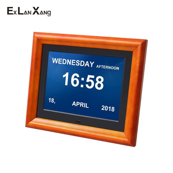 8 inch electronic lcd big character elderly screen reminder alarm clock digital clock p frame christmas gift
8 inch electronic lcd big character elderly screen reminder alarm clock digital clock p frame christmas gift