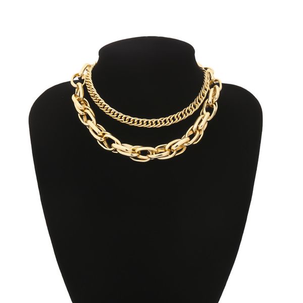 10sets/lot selling european thick chain double layer street gold chokers women hip hop wearing aluminum link jewelry wholesale, Silver
10sets/lot selling european thick chain double layer street gold chokers women hip hop wearing aluminum link jewelry wholesale, Silver