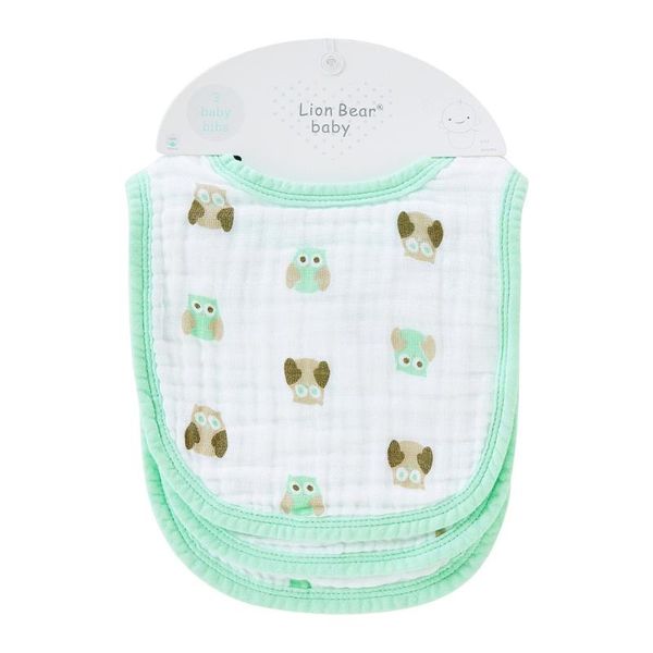 lionbear 3 piece/lot newborn baby bibs bandana 6 layers 100% muslin cotton breathable bib infants scarf baby feeding accessories, Slivery;white
lionbear 3 piece/lot newborn baby bibs bandana 6 layers 100% muslin cotton breathable bib infants scarf baby feeding accessories, Slivery;white