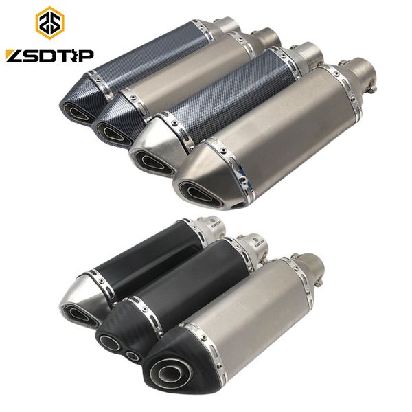 zsdtrp 38-51mm universal stainless steel motorcycle carbon fiber exhaust muffler pipe for dirt bike/street bike/scooter/atv/quad
zsdtrp 38-51mm universal stainless steel motorcycle carbon fiber exhaust muffler pipe for dirt bike/street bike/scooter/atv/quad