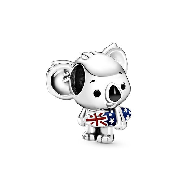 authentic ale 925 sterling silver surfing koala charm beads 2020 new women diy designer charms for fashion jewelry making pandora bracelets, Black
authentic ale 925 sterling silver surfing koala charm beads 2020 new women diy designer charms for fashion jewelry making pandora bracelets, Black