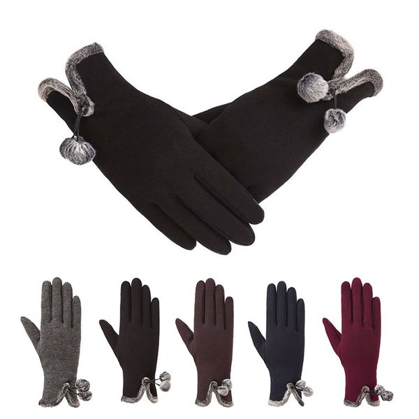 women winter pompom gloves girls touch screen mittens wool knitted gloves winter warm guantes mujer heated eldiven, Blue;gray
women winter pompom gloves girls touch screen mittens wool knitted gloves winter warm guantes mujer heated eldiven, Blue;gray