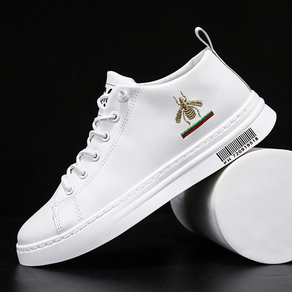 men's leather white casual shoes outdoor sneakers fashion men flats soft comfort driving shoes male breathable loafers, Black
men's leather white casual shoes outdoor sneakers fashion men flats soft comfort driving shoes male breathable loafers, Black