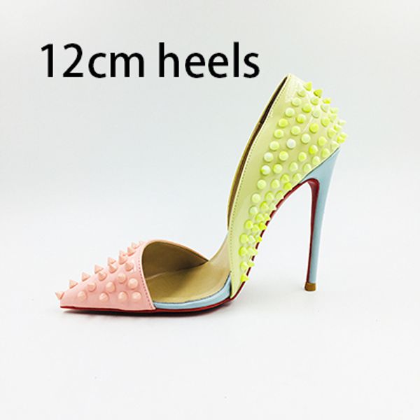 knockout2020 sweet two pieces leather studs summer high heels elegant women shoes, Black
knockout2020 sweet two pieces leather studs summer high heels elegant women shoes, Black