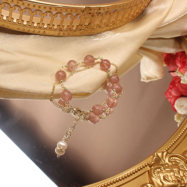 charm bracelets japan design fashion jewelry cute strawberry crystal last chain student bracelet elegant temperament daily female, Golden;silver
charm bracelets japan design fashion jewelry cute strawberry crystal last chain student bracelet elegant temperament daily female, Golden;silver