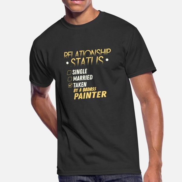 relationship status taken by a badass painter t shirt men create short sleeve size s-3xl vintage fitness fashion original shirt
relationship status taken by a badass painter t shirt men create short sleeve size s-3xl vintage fitness fashion original shirt