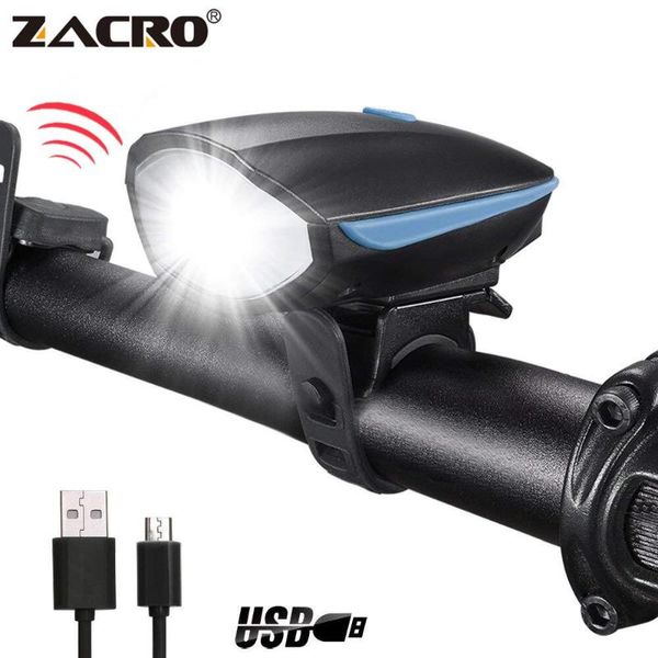 zacro bicycle bell usb charging bike horn light headlight cycling multifunction ultra bright electric 120db horn bell
zacro bicycle bell usb charging bike horn light headlight cycling multifunction ultra bright electric 120db horn bell