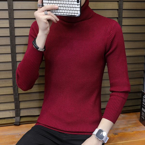 turtleneck sweater men slim fit korean male winter turtle neck men's pullover jumper high neck casual knitted sweter 2020, White;black
turtleneck sweater men slim fit korean male winter turtle neck men's pullover jumper high neck casual knitted sweter 2020, White;black