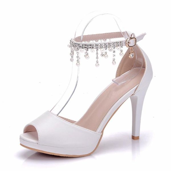 dress shoes 2021 summer women thin heel high heels fish mouth sandals tassel beaded diamond buckle wedding women's 40 41, Black
dress shoes 2021 summer women thin heel high heels fish mouth sandals tassel beaded diamond buckle wedding women's 40 41, Black