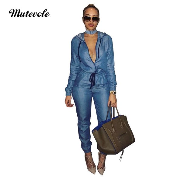 women's jumpsuits & rompers mutevole long sleeve bodycon denim jumpsuit women hooded overalls zipper drawstring casual jeans one piece, Black;white
women's jumpsuits & rompers mutevole long sleeve bodycon denim jumpsuit women hooded overalls zipper drawstring casual jeans one piece, Black;white