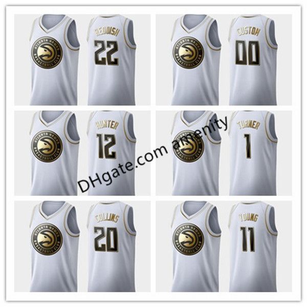 men hawks atlanta 22 reddish 20 collins 11 young 15 carter white golden basketball jerseys cam john trae vince edition jersey, Black
men hawks atlanta 22 reddish 20 collins 11 young 15 carter white golden basketball jerseys cam john trae vince edition jersey, Black