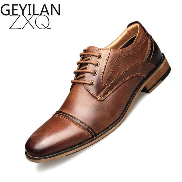 brand new men dress shoes plus size vintage business genuine leather shoes male comfort lace-up footwear brown, Black
brand new men dress shoes plus size vintage business genuine leather shoes male comfort lace-up footwear brown, Black