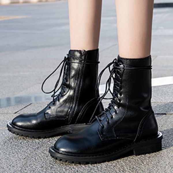 women boots winter shoes round toe strap black leather ladies snow boots winter and autumn fashion boot dropshipping
women boots winter shoes round toe strap black leather ladies snow boots winter and autumn fashion boot dropshipping